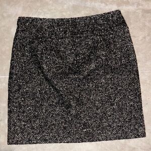 Calvin Klein Black Satin Lined Skirt